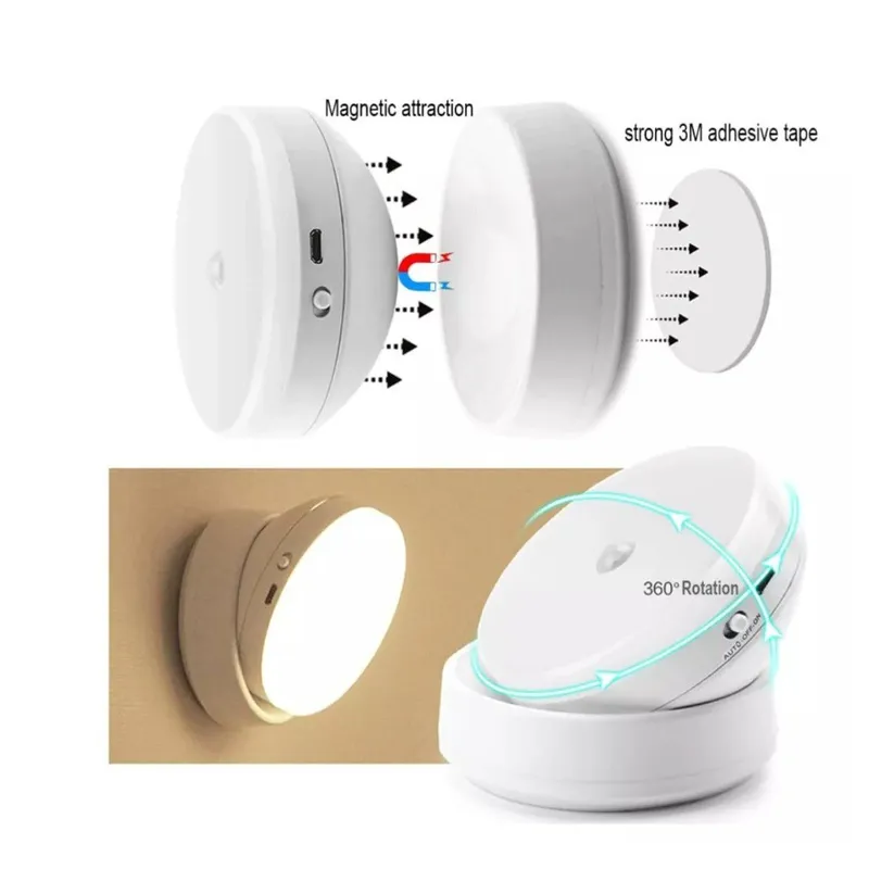 Luz Led Sensor De Movimiento Con Imán