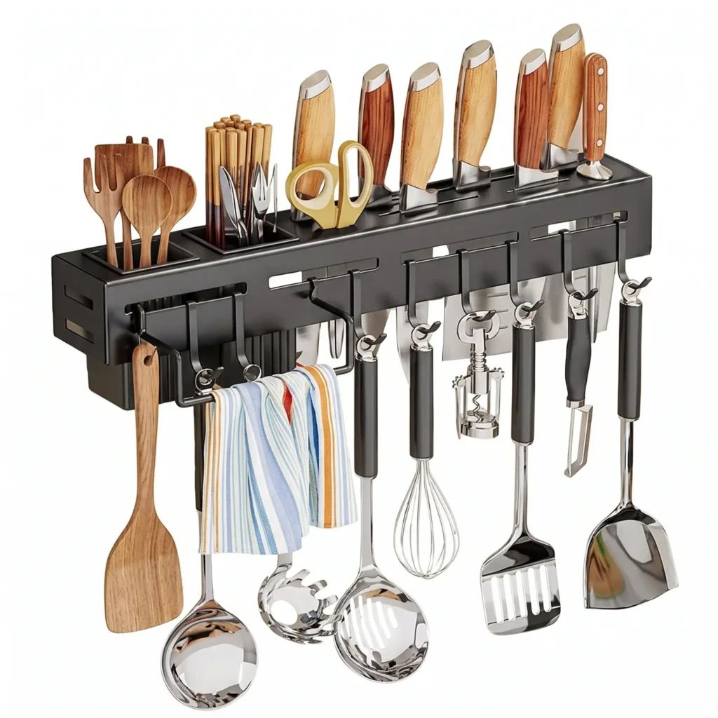 Organizador de Cocina Multifuncional de Pared