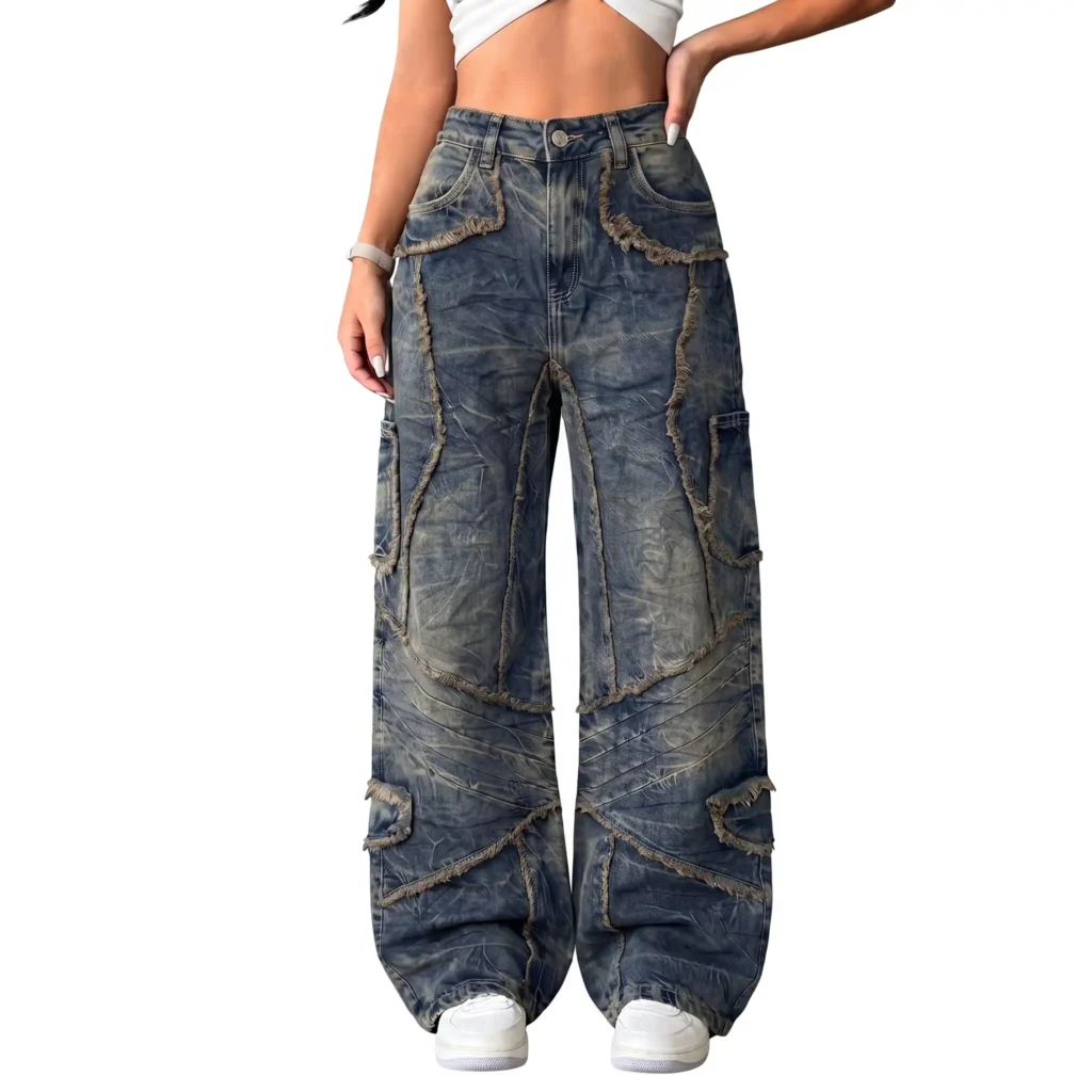 Jeans oversize partes bronce VIP-2